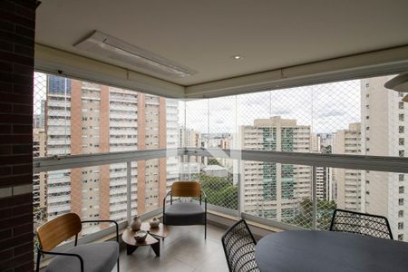 Varanda gourmet de apartamento à venda com 3 quartos, 141m² em Vila Morumbi, São Paulo