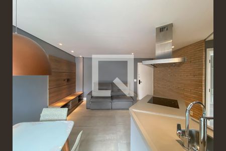 Sala de apartamento à venda com 1 quarto, 50m² em Vila Olímpia, São Paulo