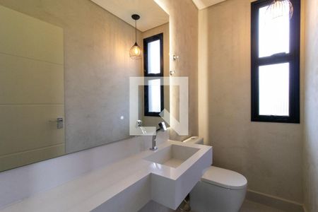 Lavabo de casa de condomínio à venda com 4 quartos, 340m² em Lot. Residencial Arborais, Campinas