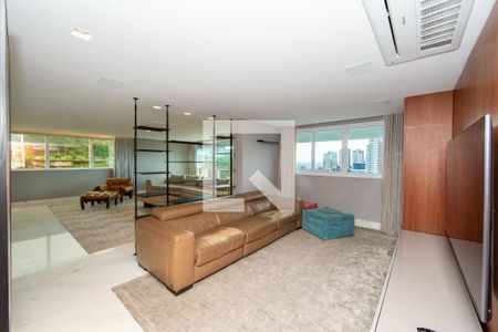 SALA de apartamento à venda com 4 quartos, 228m² em Santa Lúcia, Belo Horizonte