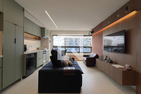 Sala de apartamento para alugar com 2 quartos, 69m² em Vila Augusta, Guarulhos