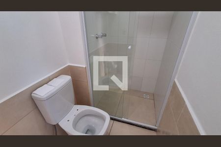 Banheiro  de kitnet/studio para alugar com 1 quarto, 35m² em Vila Angelina, São Bernardo do Campo