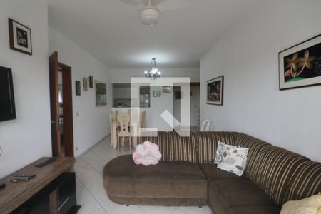 Sala de apartamento para alugar com 2 quartos, 80m² em Tombo, Guarujá