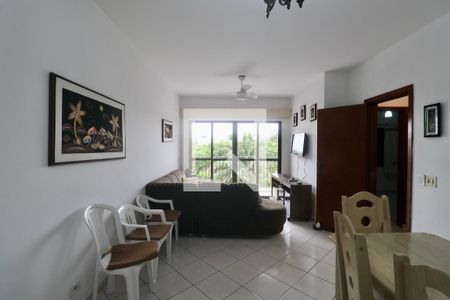 Sala de apartamento para alugar com 2 quartos, 80m² em Tombo, Guarujá