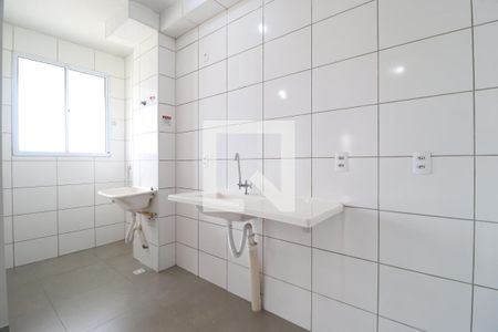 Cozinha de apartamento para alugar com 2 quartos, 48m² em Morada da Colina, Uberlândia