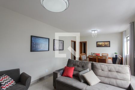 Sala de apartamento à venda com 4 quartos, 124m² em Liberdade, Belo Horizonte