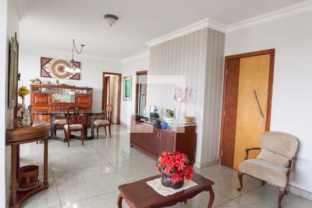 sala de apartamento à venda com 4 quartos, 130m² em Sion, Belo Horizonte
