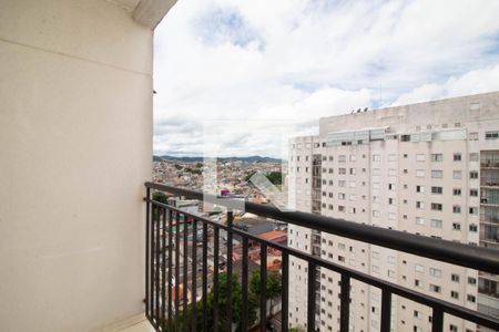 Varanda da Sala de apartamento à venda com 3 quartos, 58m² em Jardim Cocaia, Guarulhos