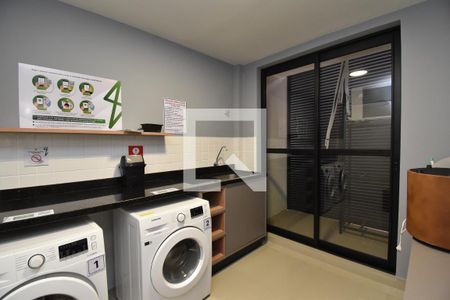 Área comum Lavanderia de kitnet/studio para alugar com 1 quarto, 21m² em Centro, Curitiba