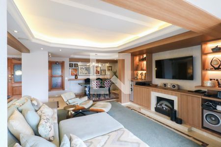 Sala de TV de apartamento à venda com 4 quartos, 258m² em Barcelona, São Caetano do Sul