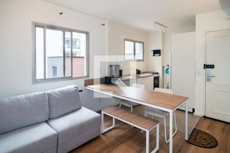 Sala de apartamento à venda com 1 quarto, 33m² em Cerqueira César, São Paulo