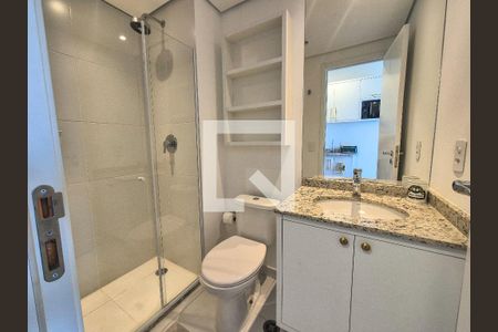 Banheiro de kitnet/studio à venda com 1 quarto, 22m² em Santa Ifigênia, São Paulo