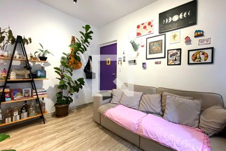 Sala de apartamento à venda com 1 quarto, 50m² em Funcionários, Belo Horizonte