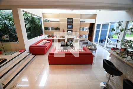 Sala de casa de condomínio à venda com 5 quartos, 527m² em Residencial Barão do Café, Campinas