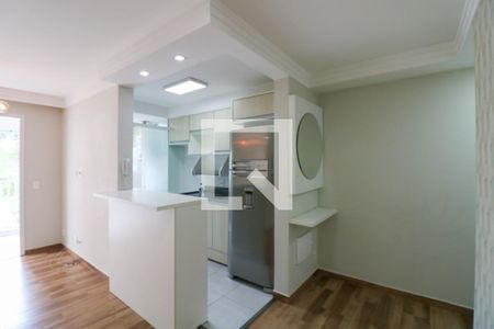 Sala / Cozinha de apartamento à venda com 2 quartos, 54m² em Santo Amaro, São Paulo