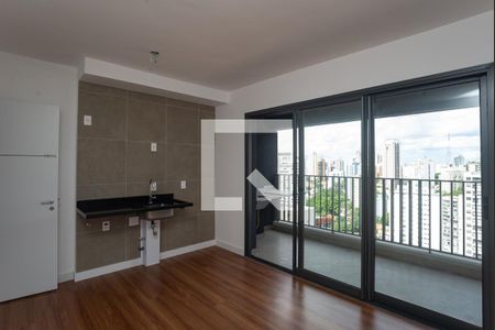 Sala Conjugada de apartamento para alugar com 1 quarto, 42m² em Jardim Vera Cruz, São Paulo