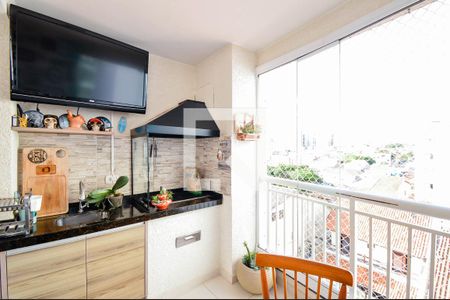 Varanda da Sala de apartamento à venda com 3 quartos, 70m² em Jardim Sao Judas Tadeu, Guarulhos