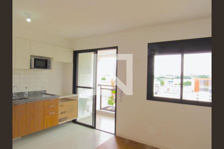 Sala - Cozinha de kitnet/studio para alugar com 1 quarto, 24m² em Centro, Osasco