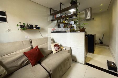 Sala/cozinha  de casa à venda com 1 quarto, 40m² em Vila Alves Dias, São Bernardo do Campo