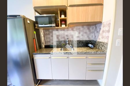 Cozinha de kitnet/studio para alugar com 1 quarto, 19m² em Brás, São Paulo