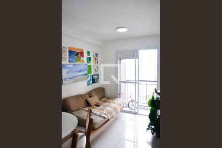 Detalhe - Sala e Sala de Jantar de apartamento para alugar com 1 quarto, 27m² em Freguesia do Ó, São Paulo