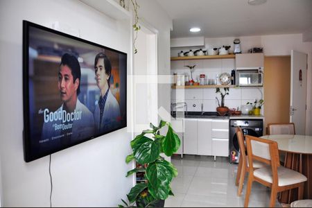 Detalhe - Sala e Sala de Jantar de apartamento para alugar com 1 quarto, 27m² em Freguesia do Ó, São Paulo