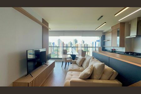 Sala de apartamento à venda com 1 quarto, 50m² em Jardim Vera Cruz, São Paulo