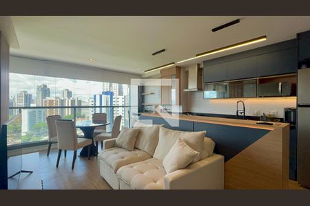 Sala de apartamento à venda com 1 quarto, 50m² em Jardim Vera Cruz, São Paulo