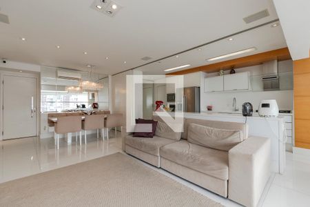 Sala de apartamento à venda com 3 quartos, 144m² em Brooklin, São Paulo