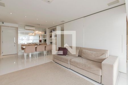 Sala de apartamento à venda com 3 quartos, 144m² em Brooklin, São Paulo