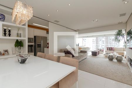 Sala de apartamento à venda com 3 quartos, 144m² em Brooklin, São Paulo