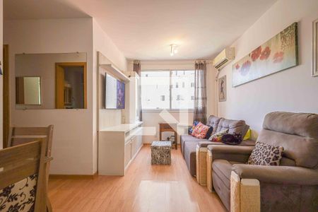 Sala de apartamento à venda com 3 quartos, 68m² em Jardim Carvalho, Porto Alegre