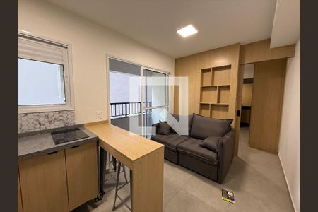 Sala/cozinha de kitnet/studio para alugar com 1 quarto, 29m² em Vila Buarque, São Paulo