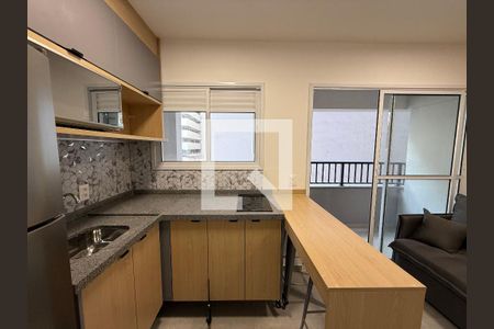 Sala/cozinha de kitnet/studio para alugar com 1 quarto, 29m² em Vila Buarque, São Paulo