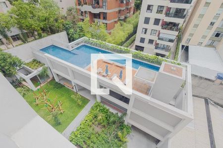 Área comum - Piscina de kitnet/studio para alugar com 1 quarto, 44m² em Pinheiros, São Paulo