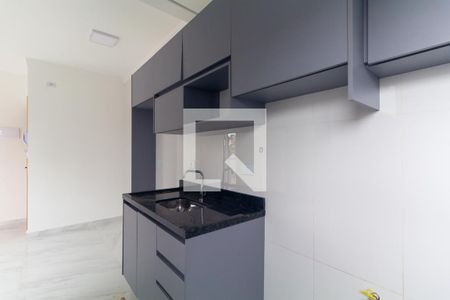 Cozinha de apartamento para alugar com 2 quartos, 33m² em Vila Paulo Silas, São Paulo