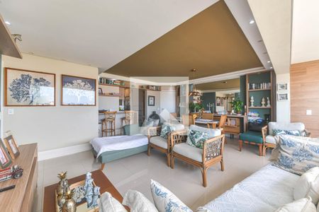 Sala de apartamento à venda com 3 quartos, 129m² em Jardim Aeroporto, São Paulo