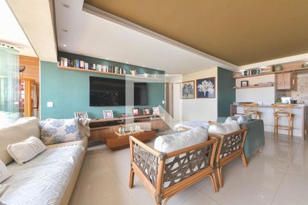 Sala de apartamento à venda com 3 quartos, 129m² em Jardim Aeroporto, São Paulo