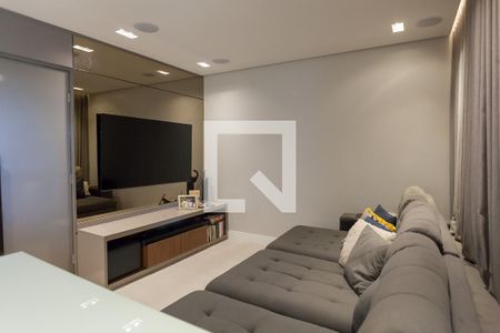 Sala de TV de apartamento à venda com 4 quartos, 126m² em Vila da Serra, Nova Lima