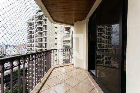 Varanda da Sala de apartamento à venda com 4 quartos, 150m² em Vila Gomes Cardim, São Paulo