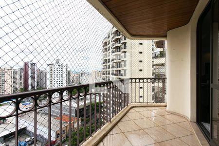 Varanda da Sala de apartamento à venda com 4 quartos, 150m² em Vila Gomes Cardim, São Paulo
