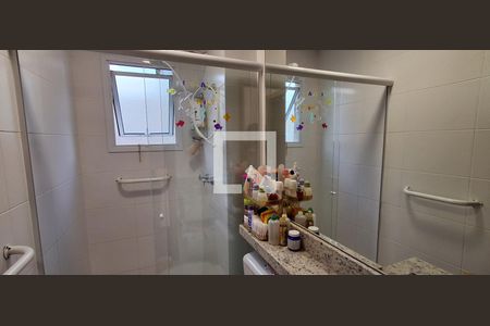 Banheiro Social  de apartamento para alugar com 1 quarto, 46m² em Vila Santa Filomena, São Bernardo do Campo