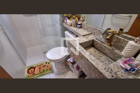 Banheiro Social  de apartamento para alugar com 1 quarto, 46m² em Vila Santa Filomena, São Bernardo do Campo