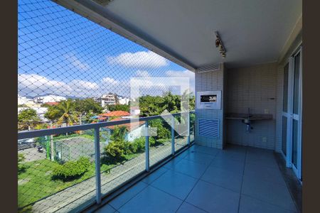 Varanda de apartamento para alugar com 3 quartos, 120m² em Recreio dos Bandeirantes, Rio de Janeiro