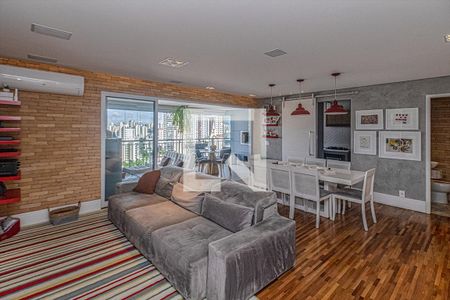 sala_2 de apartamento à venda com 3 quartos, 121m² em Vila Gumercindo, São Paulo