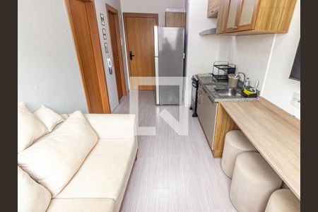 Sala/Cozinha de apartamento à venda com 1 quarto, 24m² em Belenzinho, São Paulo