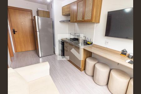 Sala/Cozinha de apartamento à venda com 1 quarto, 24m² em Belenzinho, São Paulo