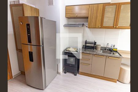 Sala/Cozinha de apartamento à venda com 1 quarto, 24m² em Belenzinho, São Paulo
