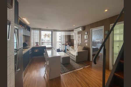 Sala de apartamento à venda com 2 quartos, 71m² em Indianópolis, São Paulo
