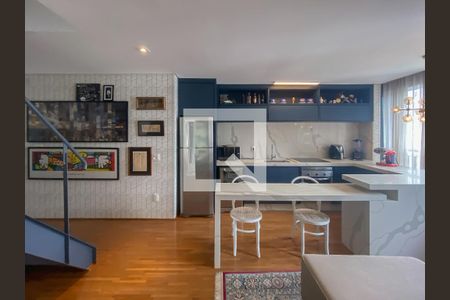 Sala de apartamento à venda com 2 quartos, 71m² em Indianópolis, São Paulo